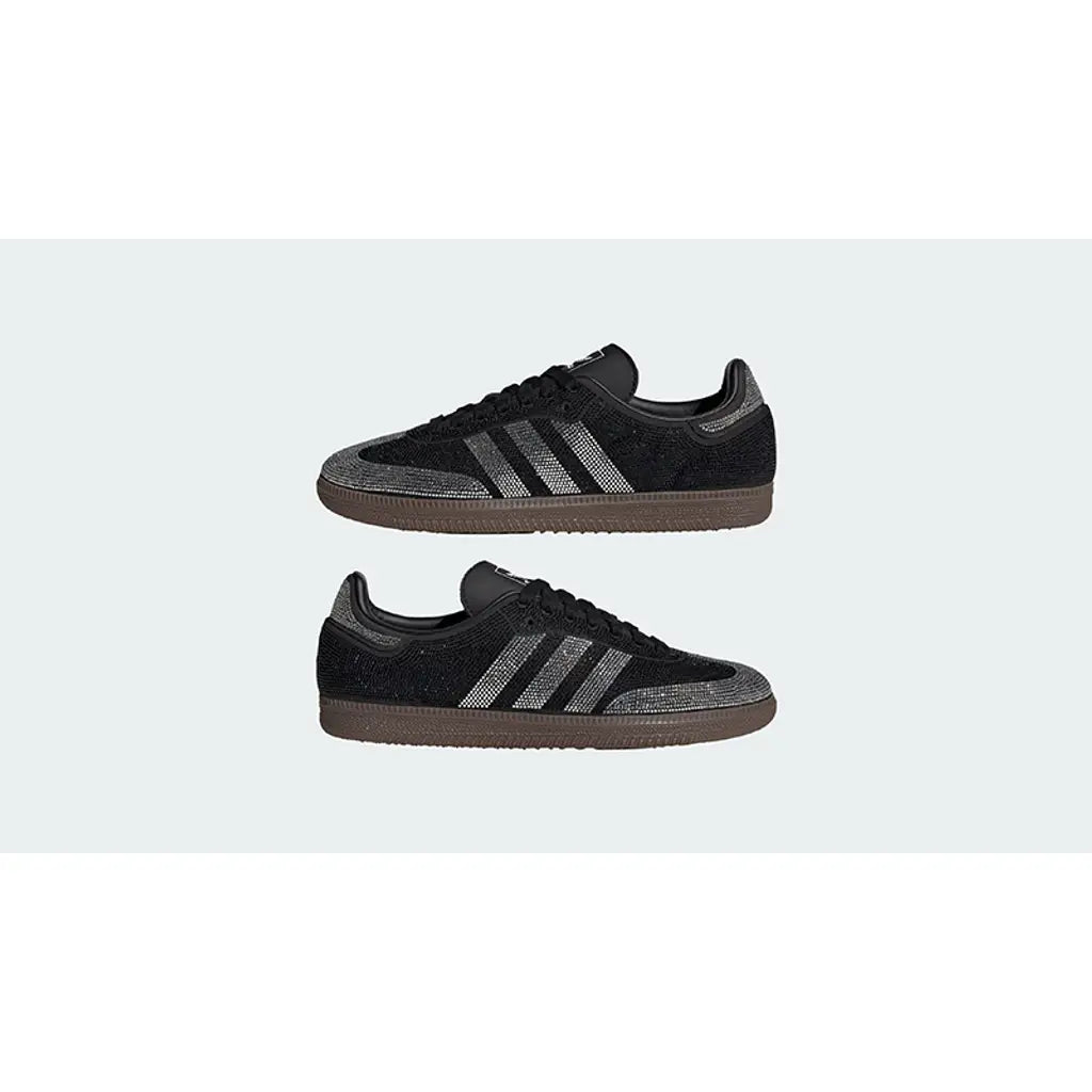 Samba OG Rhinestone Negro Plata